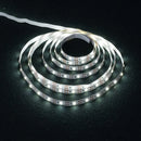 Flexible warm white led strip light bedroom battery powered pack by Decorbites