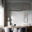 GobekUsa LED Strip Lights: Nordic Personality Hanging Lamps for Home, Office, and Cafe