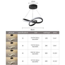 GobekUsa LED Strip Modern Pendant Light for Home Decor Fixtures