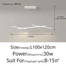 GobekUsa LED Strip Pendant Chandelier for Living Dining Kitchen Island, Minimalist Home Decor Fixture