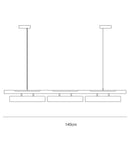 GobekUsa LED Strip Pendant Lights for Modern Home Dining