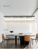 GobekUsa LED Strip Pendant Lights for Modern Home Dining