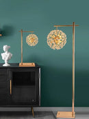 GobekUsa LED Sunflower Crystal Floor Lamp for Home Decor in Living Room or Bedroom