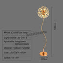 GobekUsa LED Sunflower Crystal Floor Lamp for Home Decor in Living Room or Bedroom