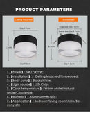 GobekUsa LED Surface Mounted Spot Lights 5W 7W 9W for Ceiling Living Room Bedroom Hotel
