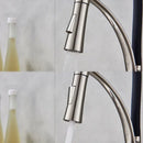 GobekUsa LED Swivel Pull Down Kitchen Faucet with Hot and Cold Water Mixer