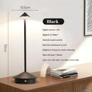 Minimalist metal led table lamp bedroom ambient night light by Decorbites