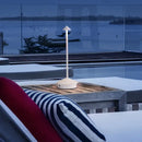 Minimalist metal led table lamp bedroom ambient night light by Decorbites