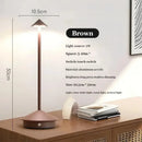 Minimalist metal led table lamp bedroom ambient night light by Decorbites
