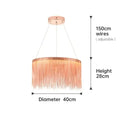 GobekUsa LED Tassel Chandeliers | Waterfall Hanging Pendant Light | Modern Art Decor Lighting