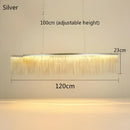 GobekUsa LED Tassel Chandeliers | Waterfall Hanging Pendant Light | Modern Art Decor Lighting