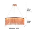 GobekUsa LED Tassel Chandeliers | Waterfall Hanging Pendant Light | Modern Art Decor Lighting
