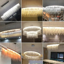 GobekUsa LED Tassel Chandeliers | Waterfall Hanging Pendant Light | Modern Art Decor Lighting