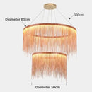 GobekUsa LED Tassel Chandeliers | Waterfall Hanging Pendant Light | Modern Art Decor Lighting