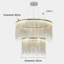 GobekUsa LED Tassel Chandeliers | Waterfall Hanging Pendant Light | Modern Art Decor Lighting