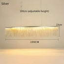 GobekUsa LED Tassel Chandeliers | Waterfall Hanging Pendant Light | Modern Art Decor Lighting