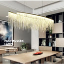 GobekUsa LED Tassel Chandeliers | Waterfall Hanging Pendant Light | Modern Art Decor Lighting
