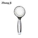 Chrome led temperature controlled shower head bathroom color changing by Decorbites