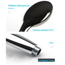 Chrome led temperature controlled shower head bathroom color changing by Decorbites