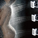 GobekUsa LED Thermostatic Shower Faucet Chrome Rain Bath Mixer Tap
