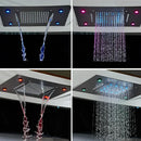 GobekUsa LED Thermostatic Shower System with Remote Control and Ceiling Mount