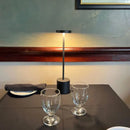 Minimalist black led table lamp living room touch dimming light by Decorbites