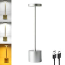Minimalist black led table lamp living room touch dimming light by Decorbites