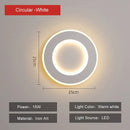 GobekUsa LED Touch Switch Wall Light, Modern Bedroom Bedside Lamp, 15W