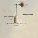 GobekUsa LED Travertine Stone Wall Lamp - Modern Nordic Stair Light