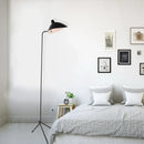GobekUsa LED Tripod Floor Lamp Adjustable Spider Arm Standing Light Industrial Loft Decor