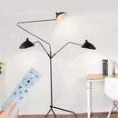 GobekUsa LED Tripod Floor Lamp Adjustable Spider Arm Standing Light Industrial Loft Decor