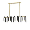 GobekUsa LED Tube Chandelier Lighting High Ceiling Lustre Hanging Lamps for Home Deco