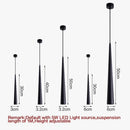 GobekUsa LED Tube Pendant Lights for Kitchen Dining Room Bar Decoration Lighting