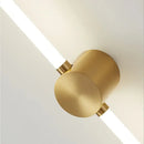 GobekUsa LED Tube Wall Lights: Black Gold Sconce Fixtures for Bedroom, Living Room, Stairs, Hotel