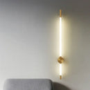 GobekUsa LED Tube Wall Lights: Black Gold Sconce Fixtures for Bedroom, Living Room, Stairs, Hotel