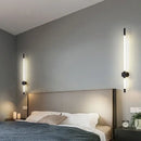 GobekUsa LED Tube Wall Lights: Black Gold Sconce Fixtures for Bedroom, Living Room, Stairs, Hotel