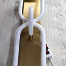 GobekUsa LED Tube Wall Sconce Gold Black White Metal Acrylic Light Fixture