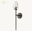 GobekUsa LED Tulip Glass Wall Sconce Indoor Lighting Fixture for Bedroom & Living Room