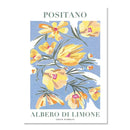Vintage lemon flower botanical wall art set of 6 kitchen prints