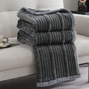 GobekUsa Light Luxury Sofa Blanket for Autumn/Winter, Cozy Office and Bedroom Blanket