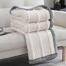 GobekUsa Light Luxury Sofa Blanket for Autumn/Winter, Cozy Office and Bedroom Blanket