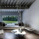 GobekUsa Light Luxury Meteor Shower Chandelier for Living Room, Staircase, Bedroom, and Bar