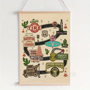 GobekUsa Lightning McQueen Art Prints - Cars Movie Theme