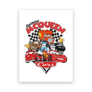 GobekUsa Lightning McQueen Cartoon Car Art Prints