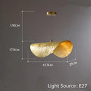 GobekUsa Lotus Flower Pendant Light for Dining Room and Hotel Decor