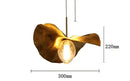 GobekUsa Lotus Leaf Brass Pendant Lamp for Minimalist Living Room and Dining Room