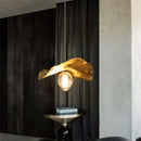 GobekUsa Lotus Leaf Brass Pendant Lamp for Minimalist Living Room and Dining Room