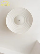 GobekUsa Lotus Leaf Ceiling Light: LED Modern Retro Resin Fixture for Home Decor & Living Space