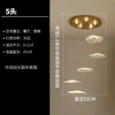 GobekUsa Lotus Leaf Chandelier: Modern Luxury Acrylic LED Hanging Lamp for Villa, Hotel, Living Room