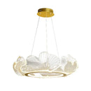 GobekUsa Lotus Leaf Chandelier: Modern Minimalist Nordic Lighting for Living Room, Dining Room & Bedroom